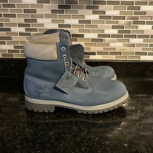 Blue Timberland Boots